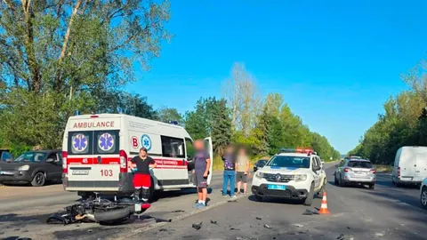 У Франківську мікроавтобус зіткнувся з мотоциклом: загинув водій