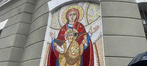 Блаженніший Святослав освятив у ІФНМУ мозаїчну ікону Богородиці