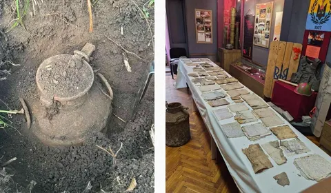 На Прикарпатті знайшли бідон з архівом ОУН 1948-1949 років