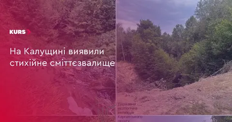У Вигодській громаді виявили стихійне сміттєзвалище