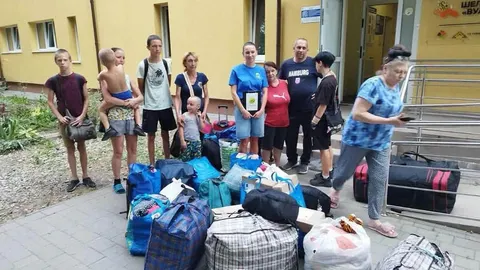 На Франківщину прибули дев'ятеро евакуйованих: серед них п'ятеро дітей