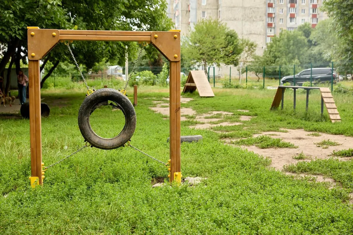 У Молодіжному парку Івано-Франківська з’явилися амфітеатр і тренажери