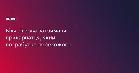 Пограбування перехожого в Солонці: поліція затримала двох підозрюваних