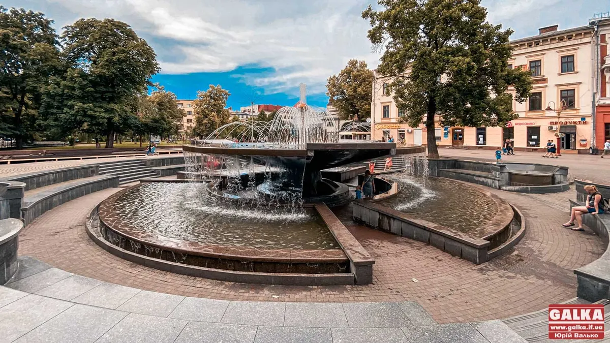У Франківську обмежать роботу фонтанів через обміління Бистриць