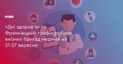 «Дні здоров'я» на Франківщині: де і коли працюватимуть виїзні бригади медиків 21