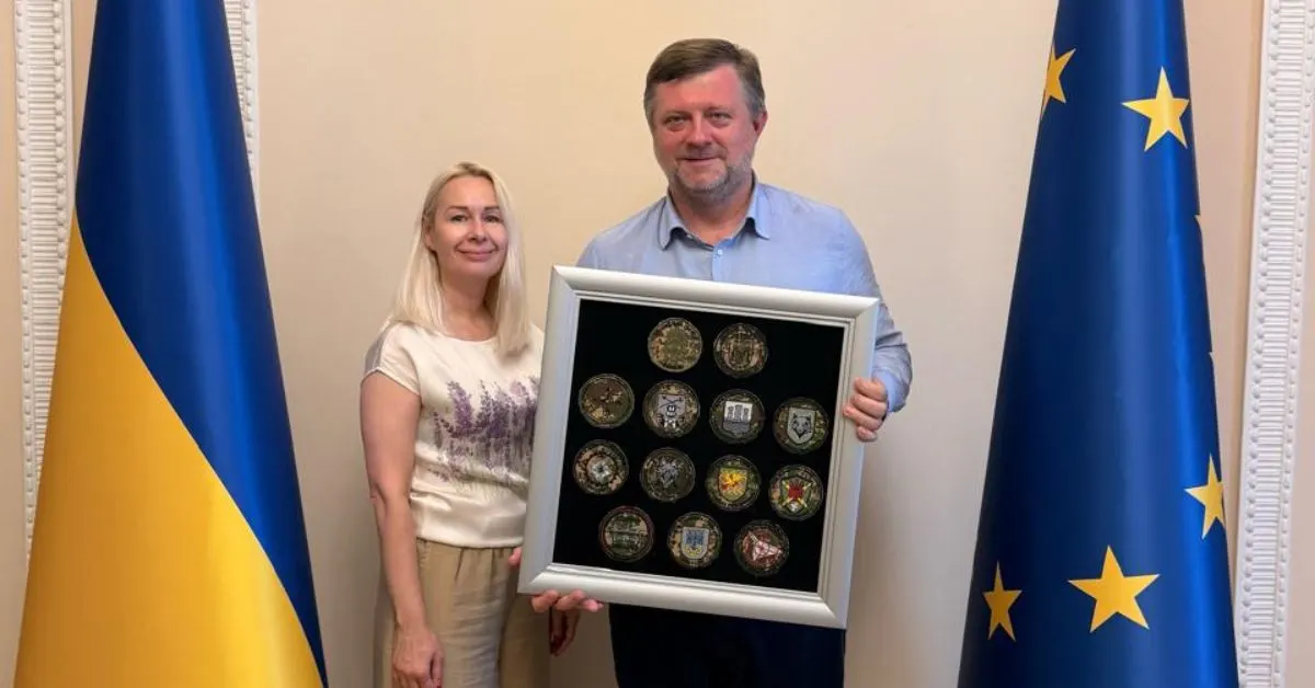 Шеврони 50 полку НГУ передали у Верховну раду як подяку за допомогу
