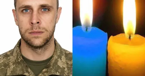 На Коломийщині попрощаються з військовим Віктором Марусяком