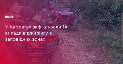 У Карпатах за джипінг у заповідних зонах порушникам нарахували понад 156 тисяч г