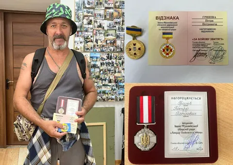 Двоє захисників із Тлумаччини отримали обласні нагороди