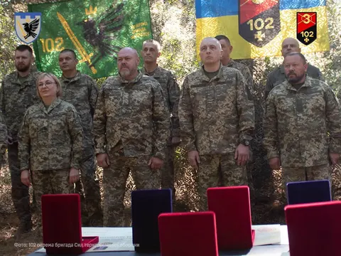Бійців 102 бригади з Прикарпаття нагородили за оборону Гуляйполя