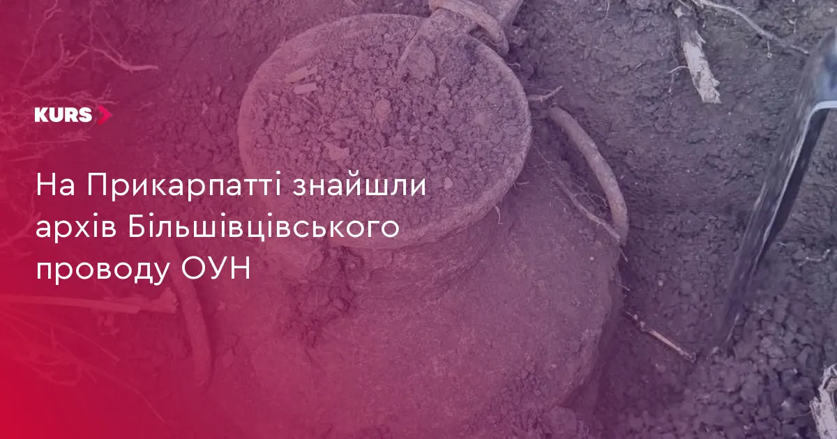 На Прикарпатті випадково знайшли архів ОУН часів 1948-1949 років