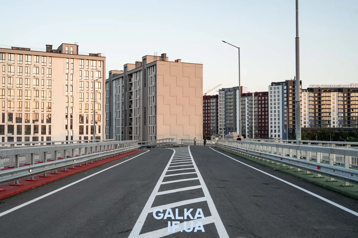 В Івано-Франківську з 27 серпня запрацює новий міст на Пасічну