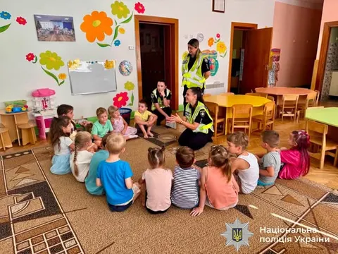 На Снятинщині дошкільнятам провели урок безпеки