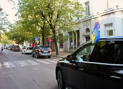 В Івано-Франківську стартував авто-мотопробіг на підтримку зниклих безвісти та полонених