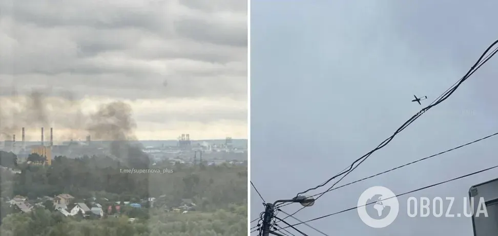 Удар по НПЗ у Пермі: безпілотники досягли цілі, над заводом дим