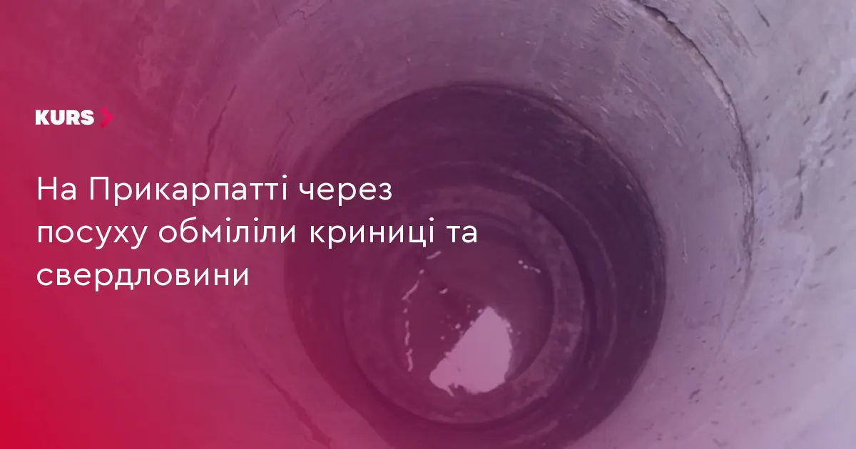 На Прикарпатті через посуху міліють криниці: люди бурять свердловини й чекають на підвіз води