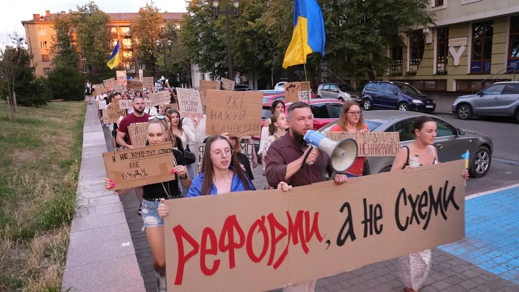 У Франківську вчетверте пройшла хода на підтримку ексміністра оборони Федорова