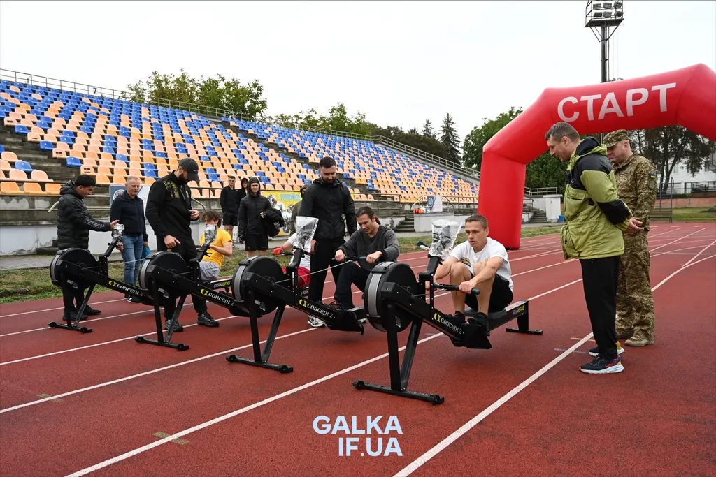У Франківську нацгвардійці провели чемпіонат з HYROX для військових, студентів і цивільних