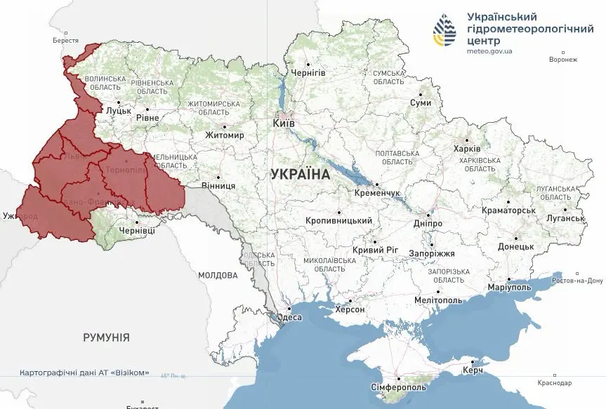 На річках Прикарпаття прогнозують критичне маловоддя: "коричневий" рівень небезпеки