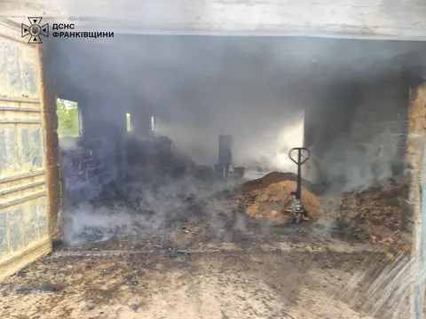 У Галичі вогнеборці загасили пожежу в деревообробному цеху