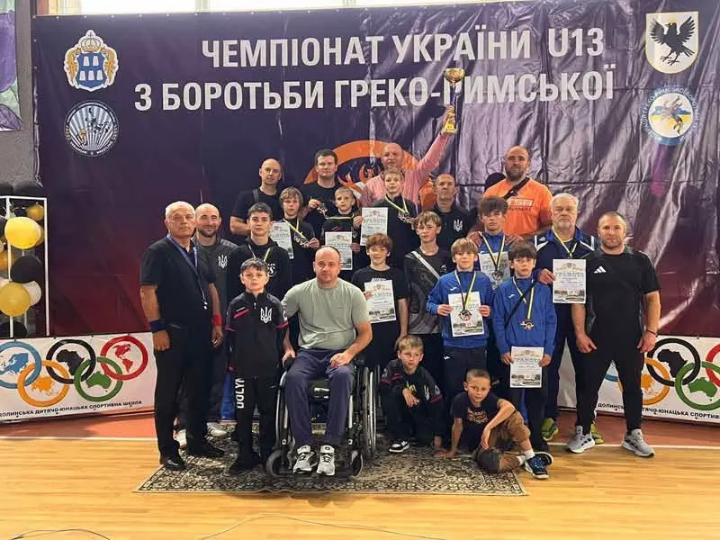 Юні борці Прикарпаття здобули вісім медалей на чемпіонаті України U13